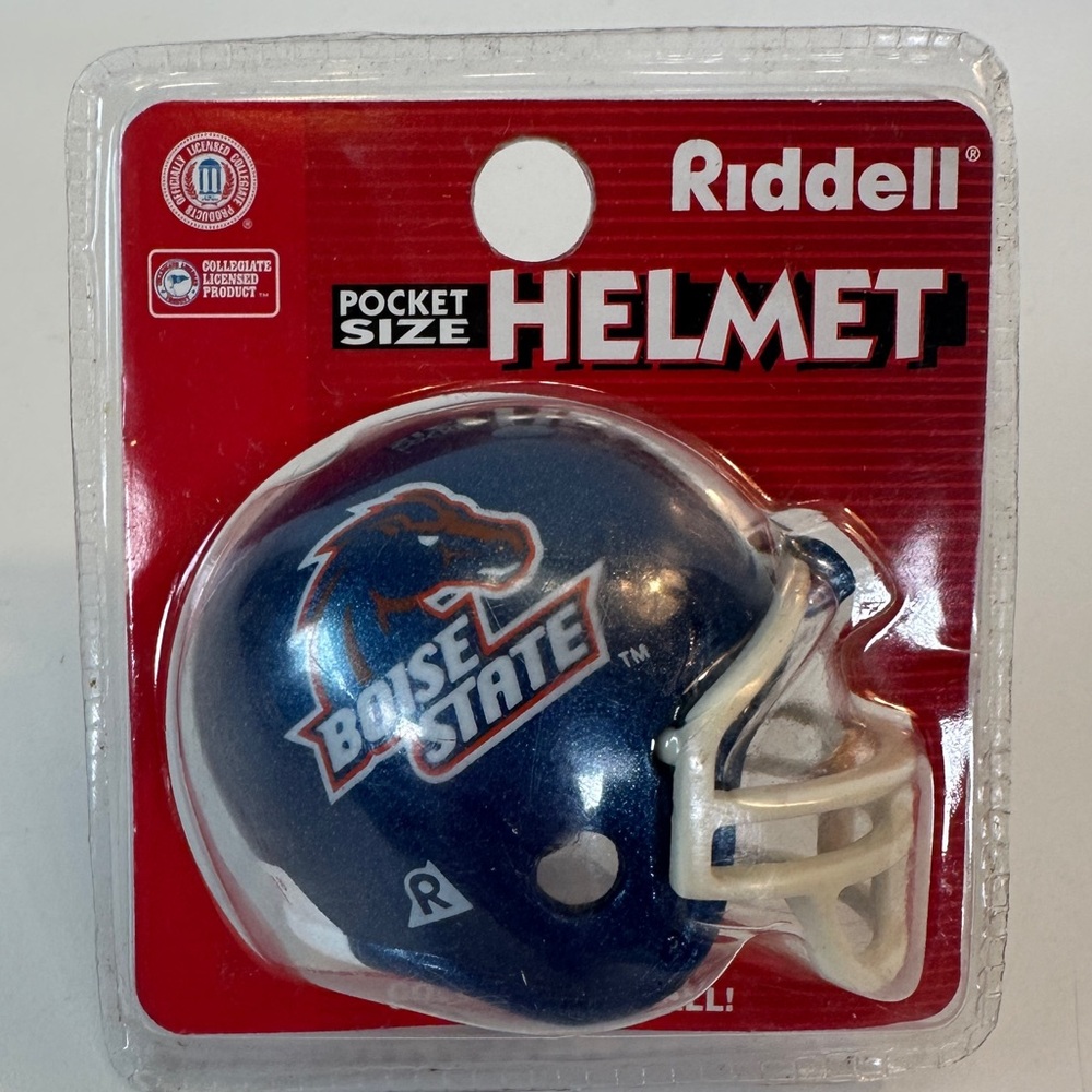 NWT Riddell Boise State Broncos Pocket Size Helmet